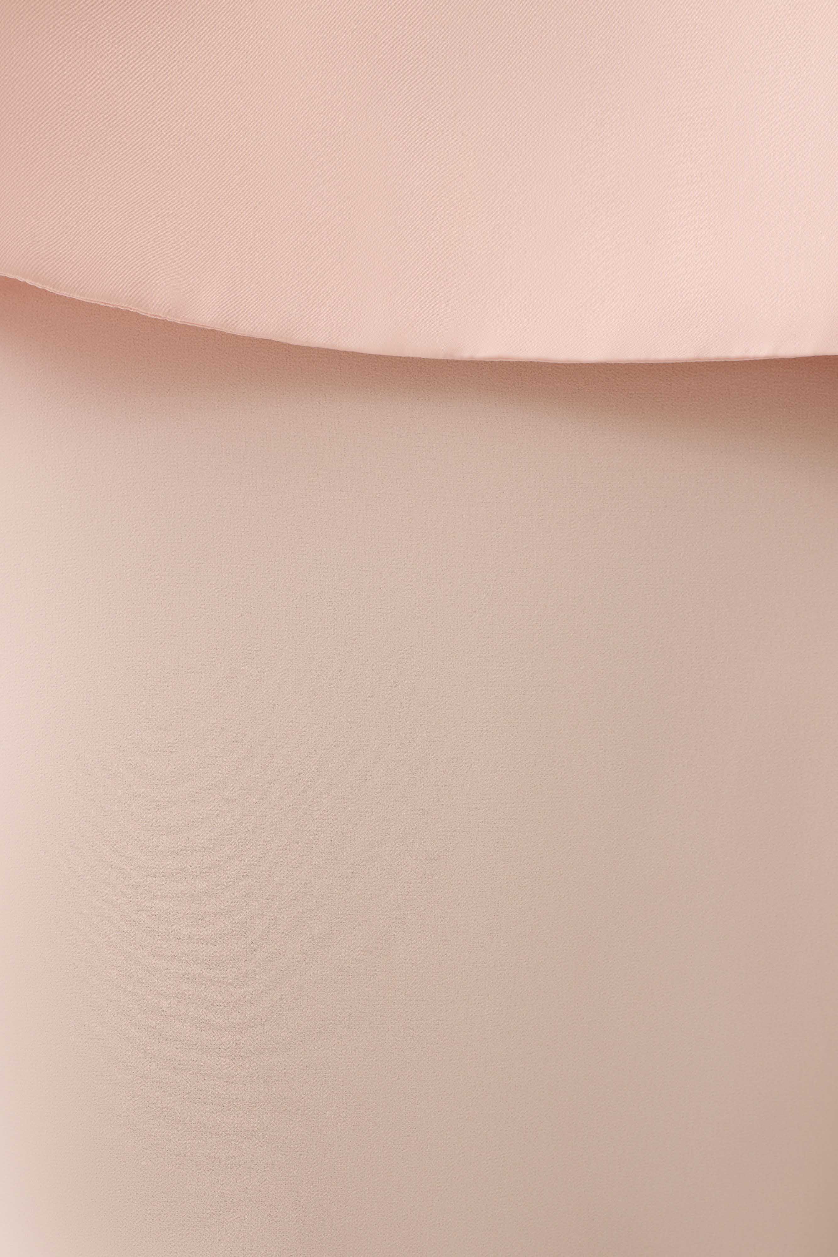 Sophia Satin Strapless Maxi Dress Peach