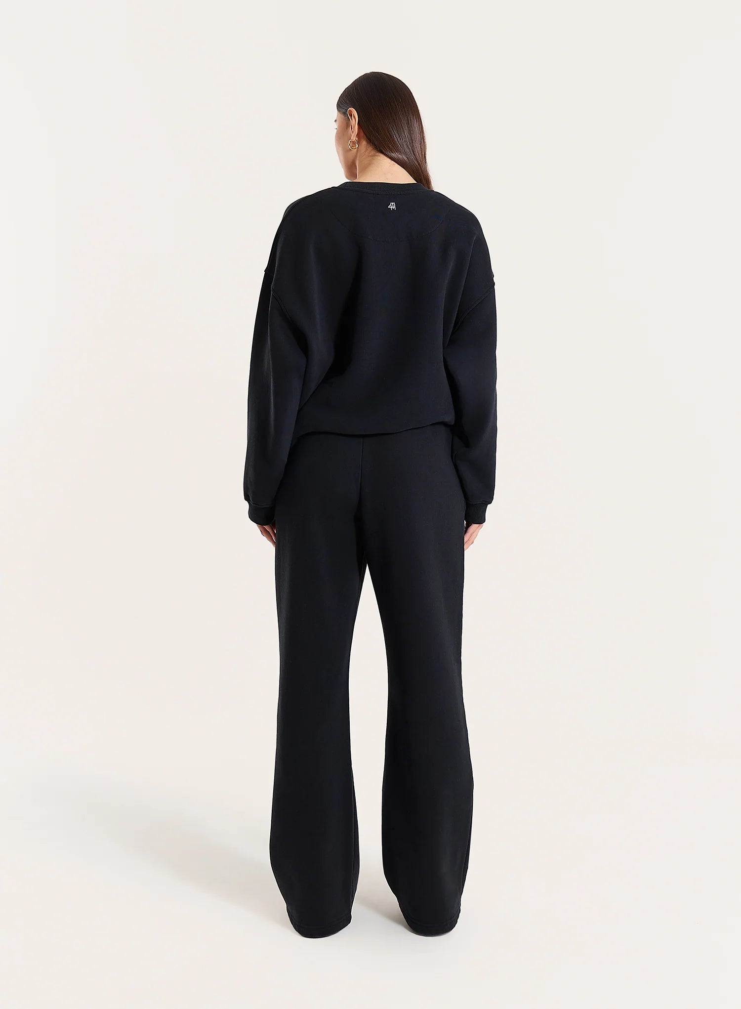 Black Fourth Branded Oversized Sweatshirt