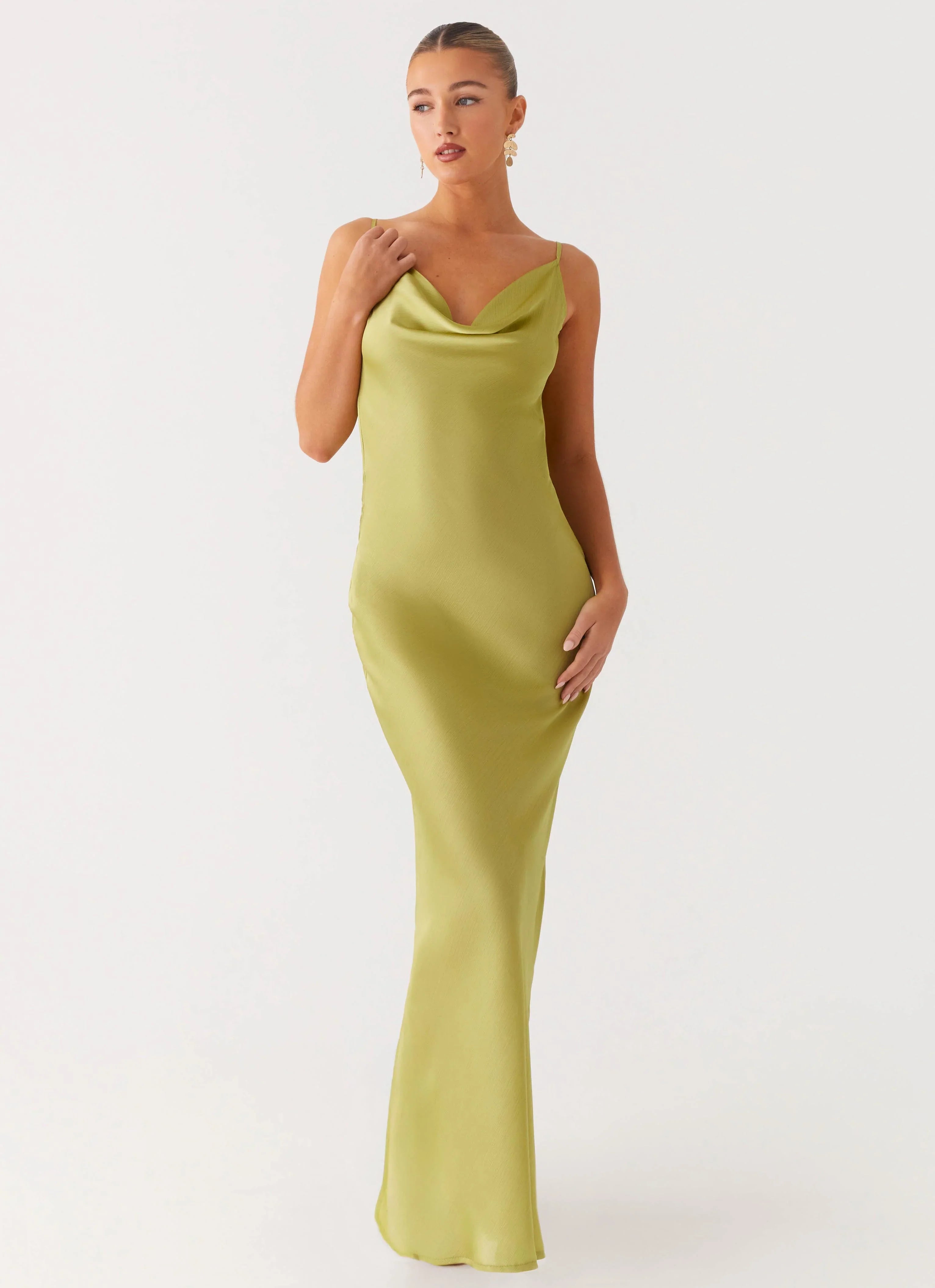 Jade Escape Maxi Dress Lime
