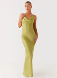 Jade Escape Maxi Dress Lime