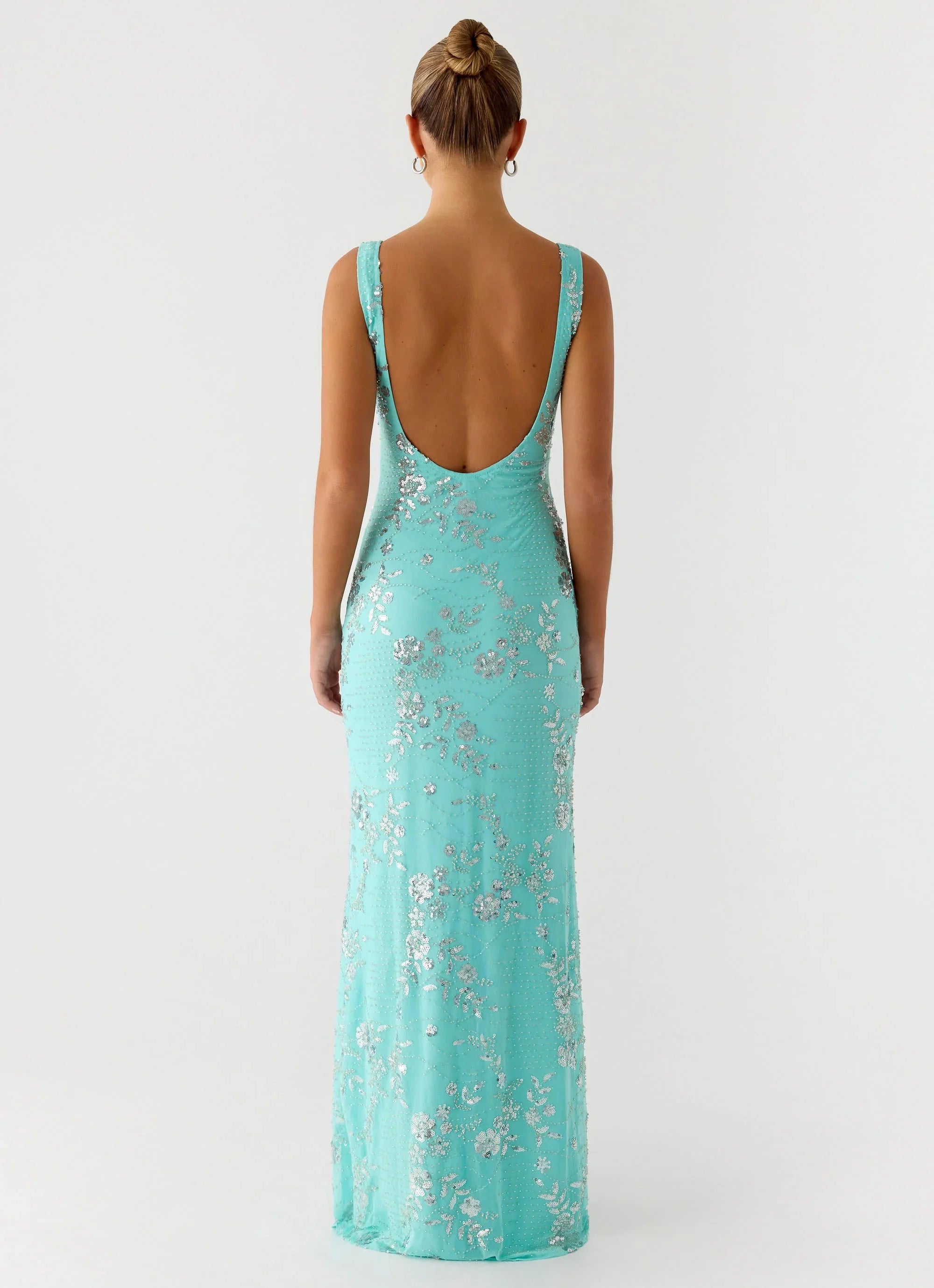 Silvana Maxi Dress Aqua