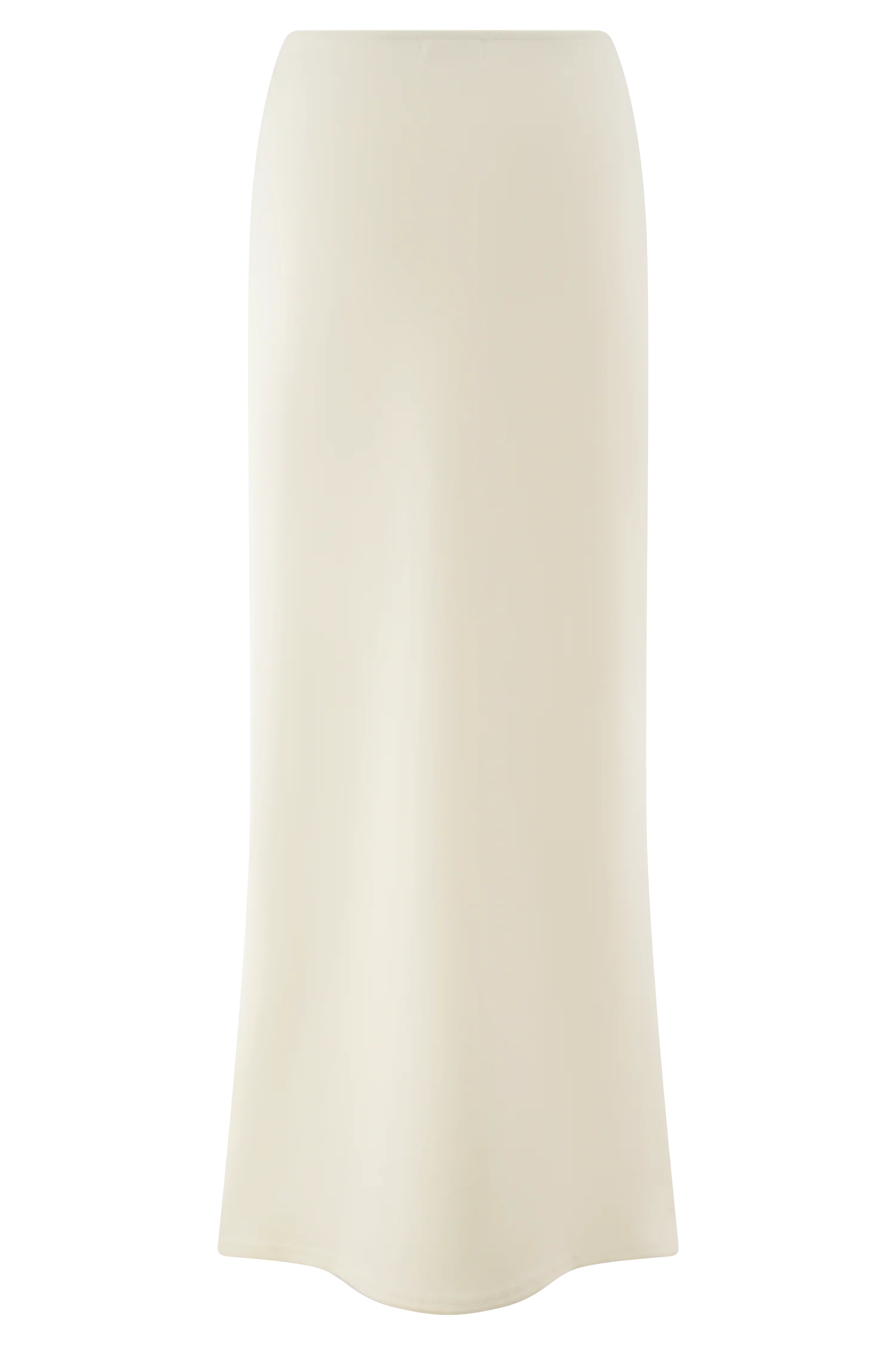 Eris Scuba Jersey Maxi Skirt Ivory