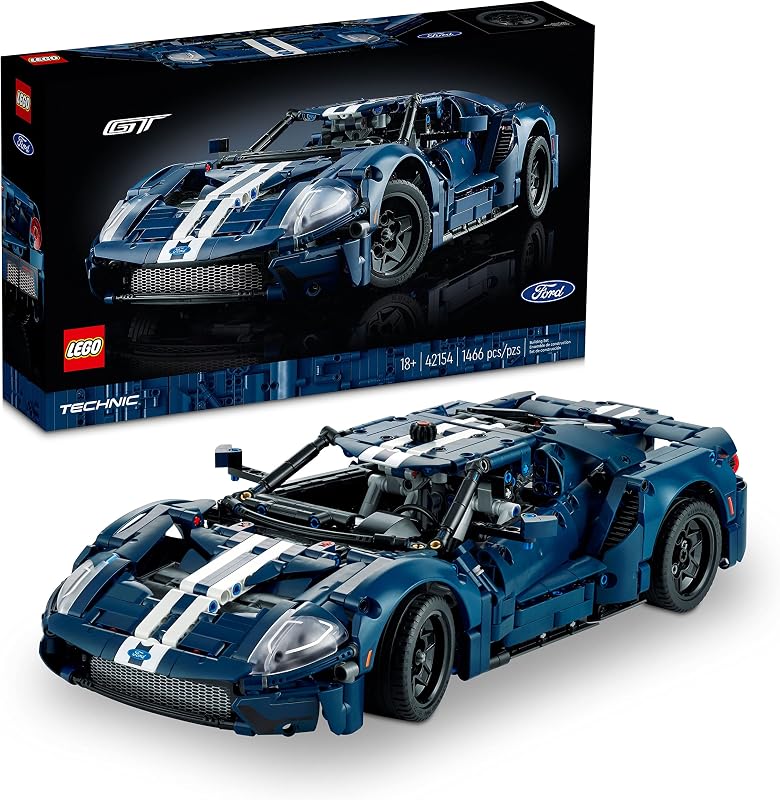 LEGO Technic 2022 Ford GT Building Set for Adults Collectible Kit W Authentic Features Ages 18 1