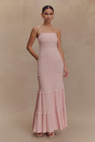 Finley Pointelle Knit Maxi Dress Baby Pink