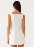 Drift Mini Dress White