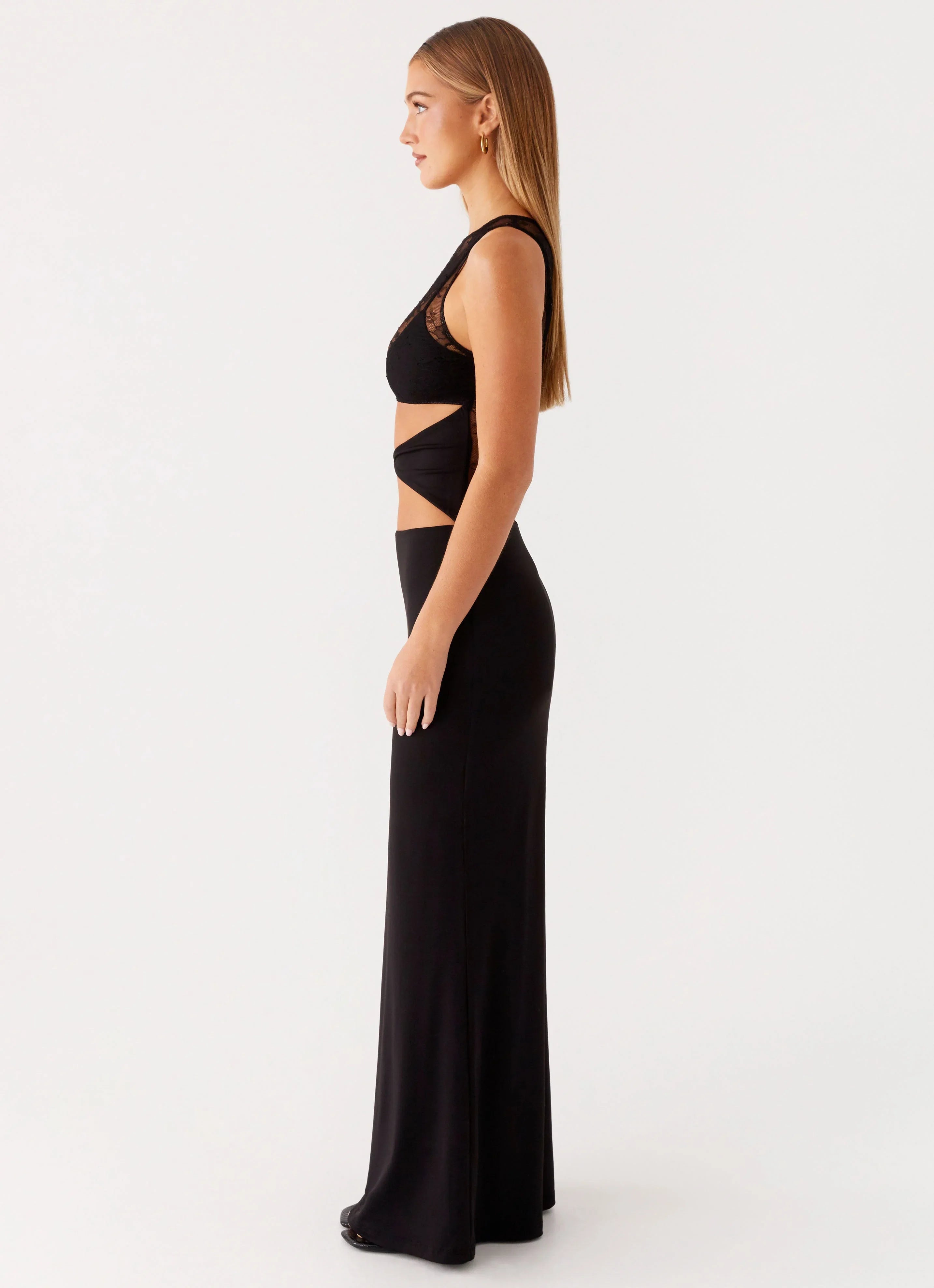 Imperial Maxi Dress Black