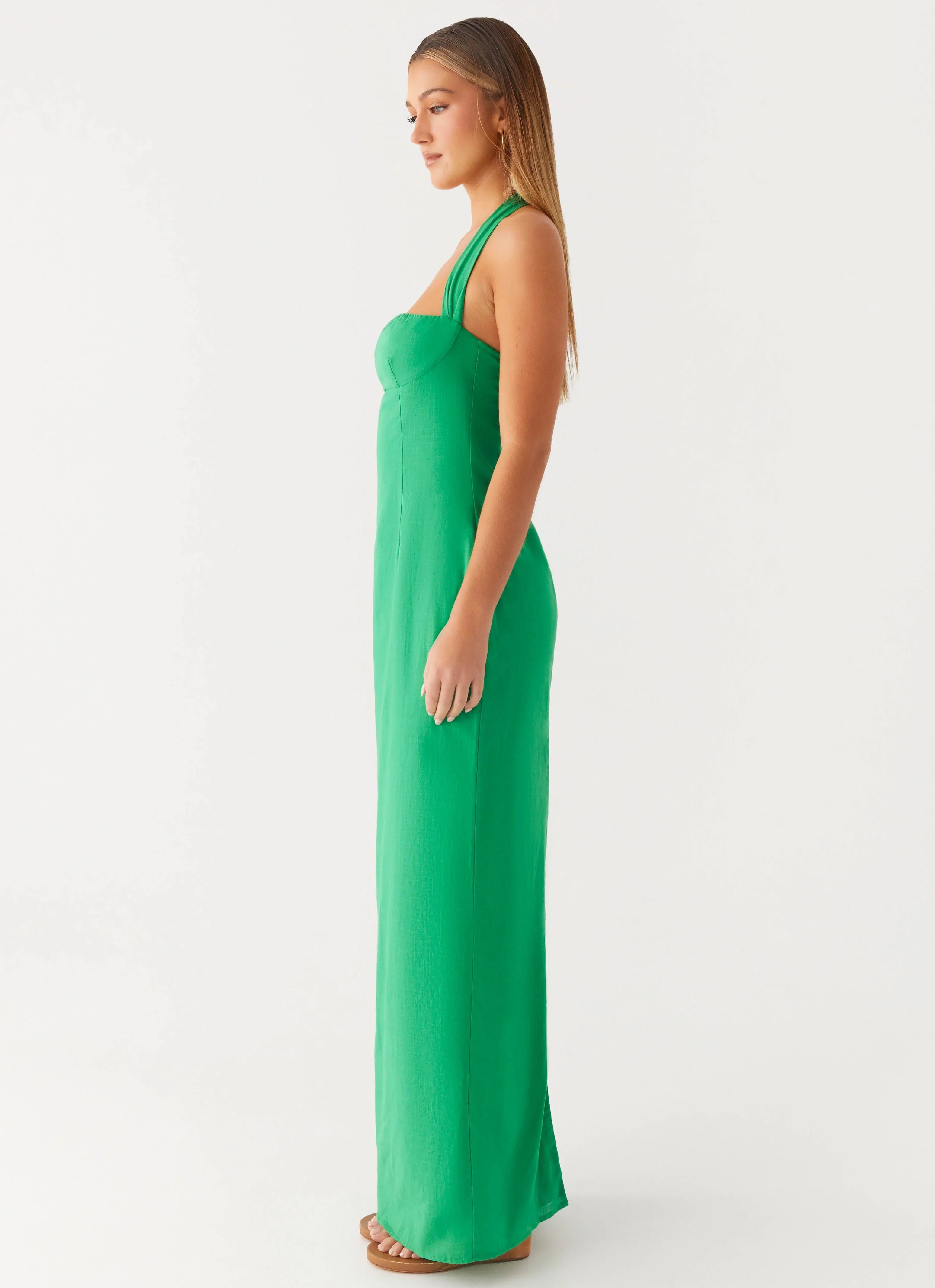 Allyse Cotton Maxi Dress Cactus