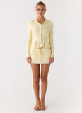 Get No Sleep Mini Skort Butter Yellow