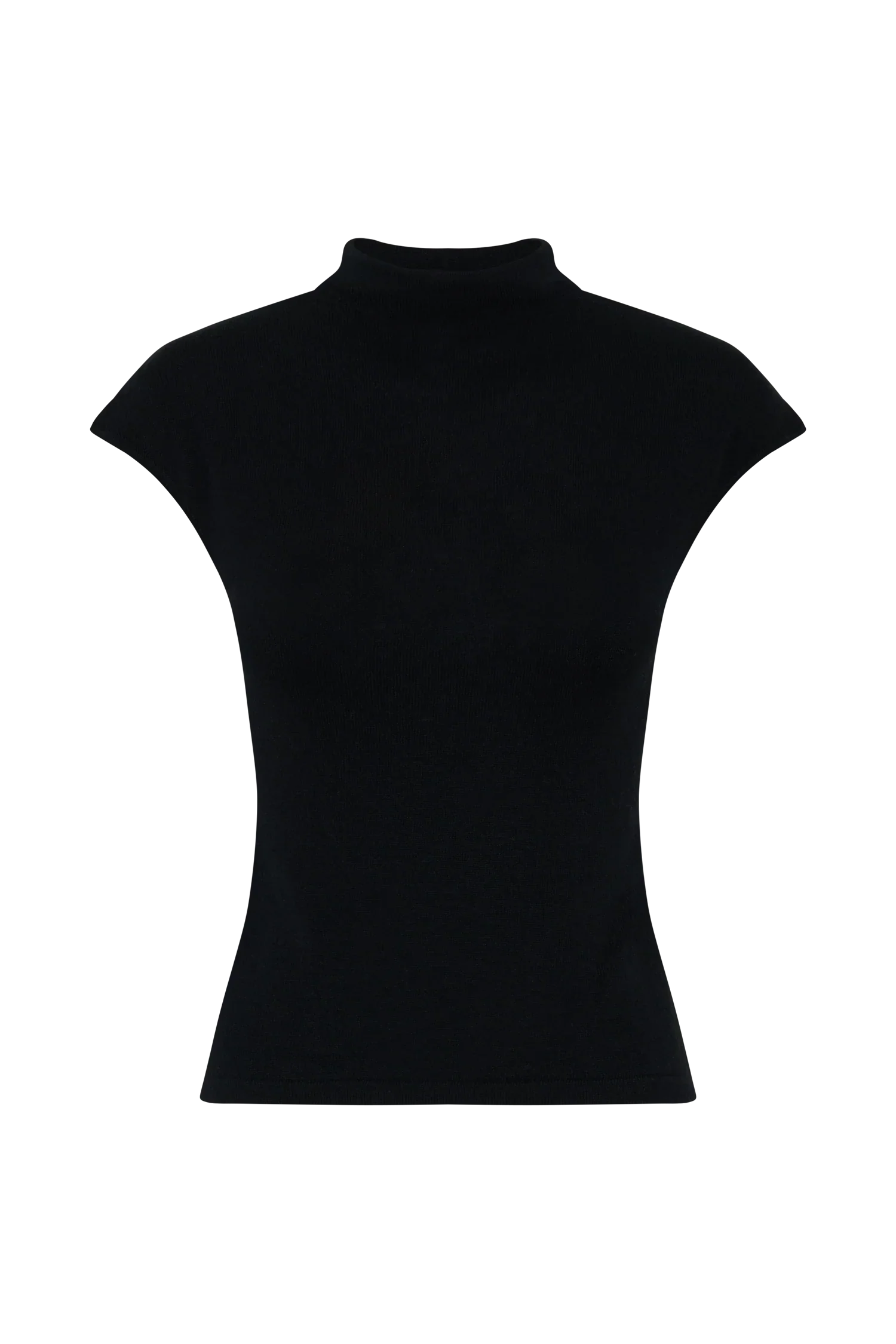 Sonny Short Sleeve Knit Top Black