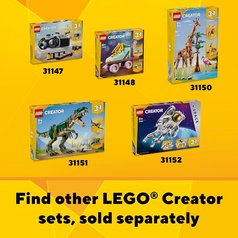 LEGO Creator 3 in 1 Modern House 31153 Back to School Gift for Students Building Toy Girls Boys Ages 9 3 Building Options 939 pieces 2 Minifigures