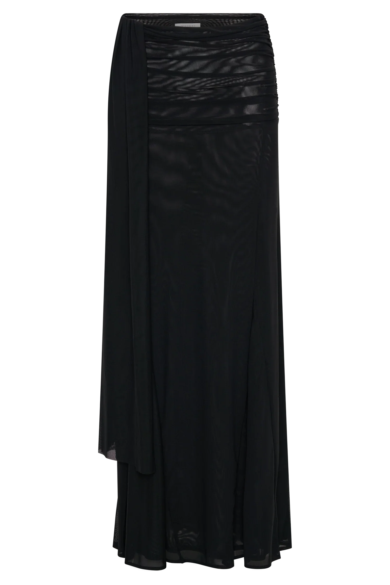 Arna Mesh Maxi Skirt Black