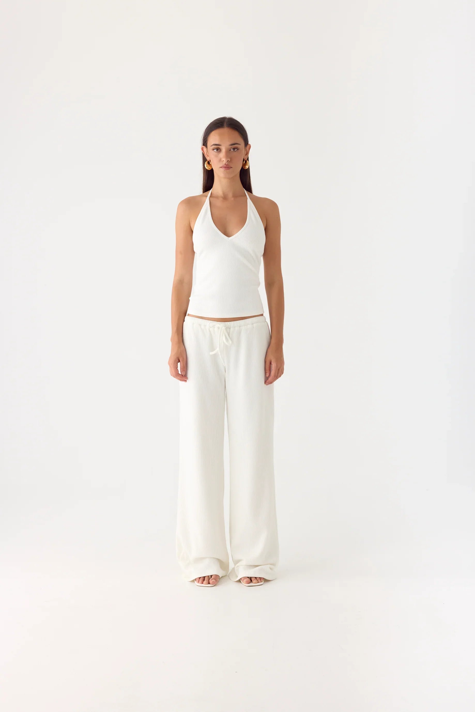 Amrita Halter Top White