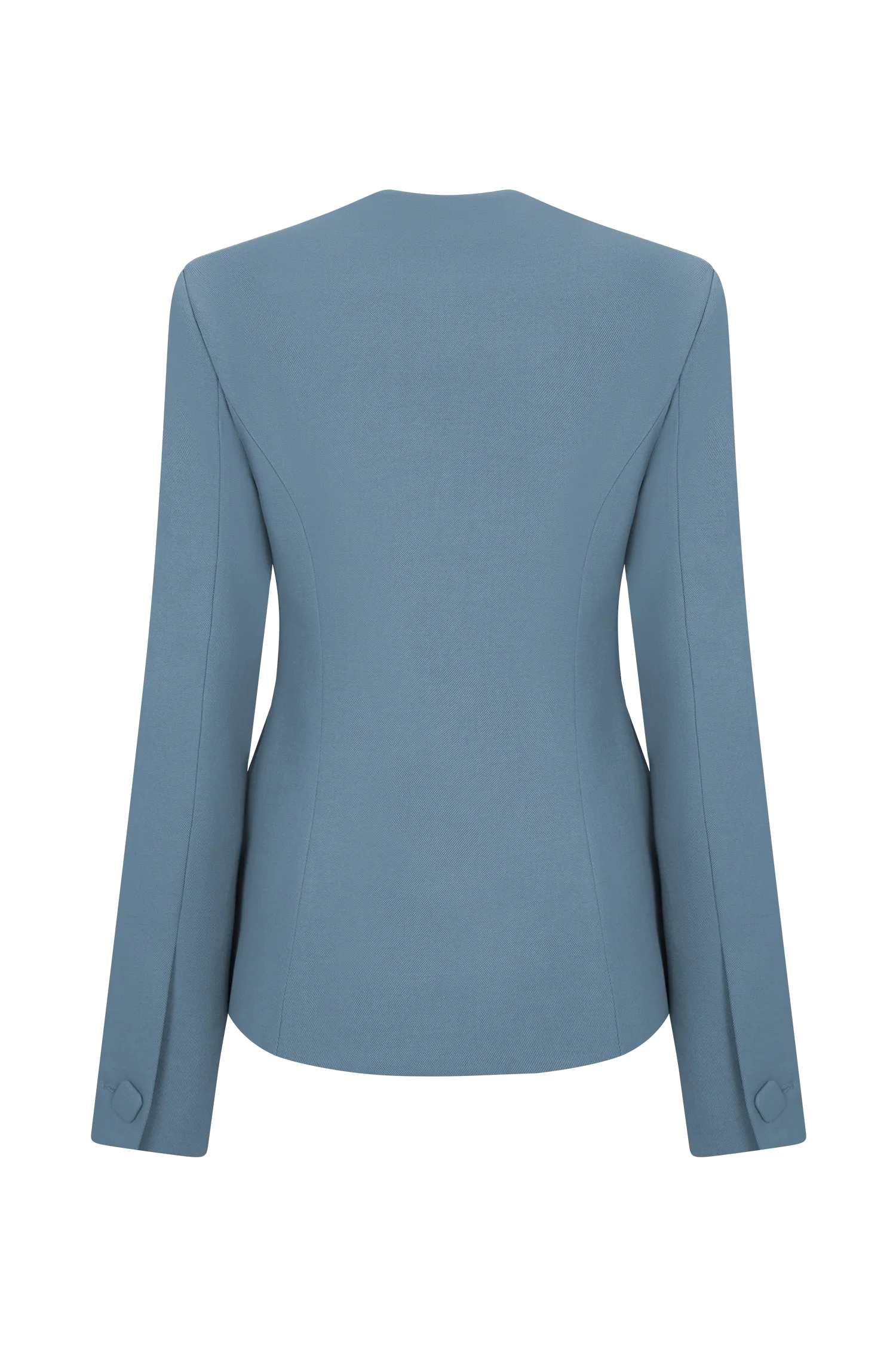 Christel Suiting Fitted Blazer Ocean Blue
