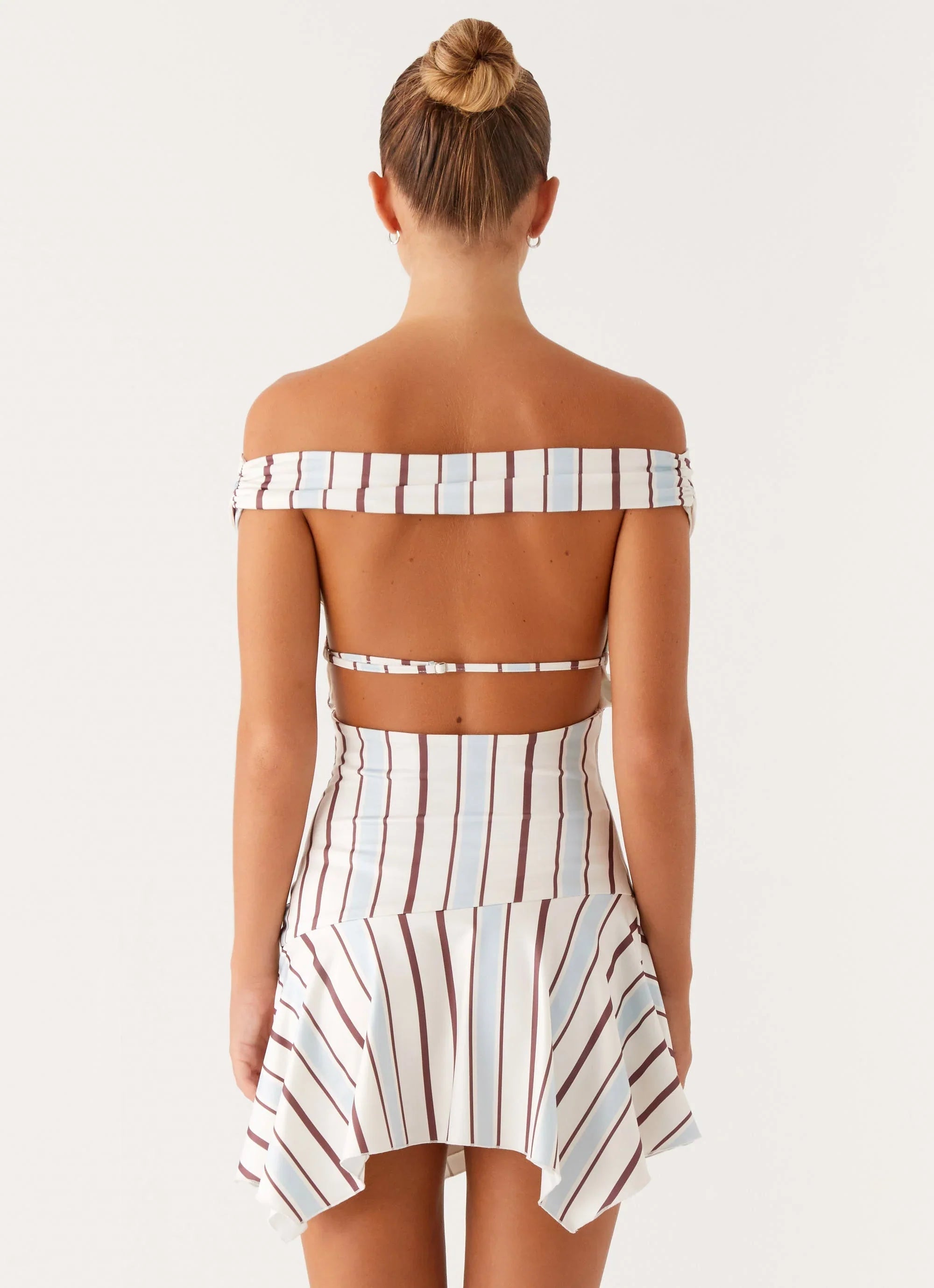 Kirby Mini Dress Blue Stripe