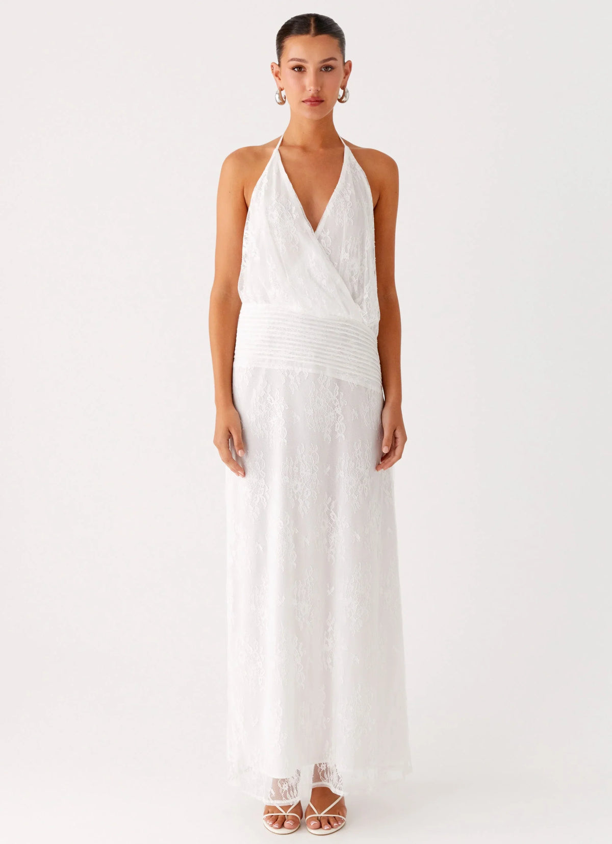 Reinhart Halter Maxi Dress White