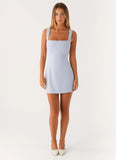 Lucky Charm Mini Dress Blue