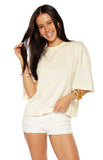 Lioness Bloom Short Sleeve Top Lemontini Stripe