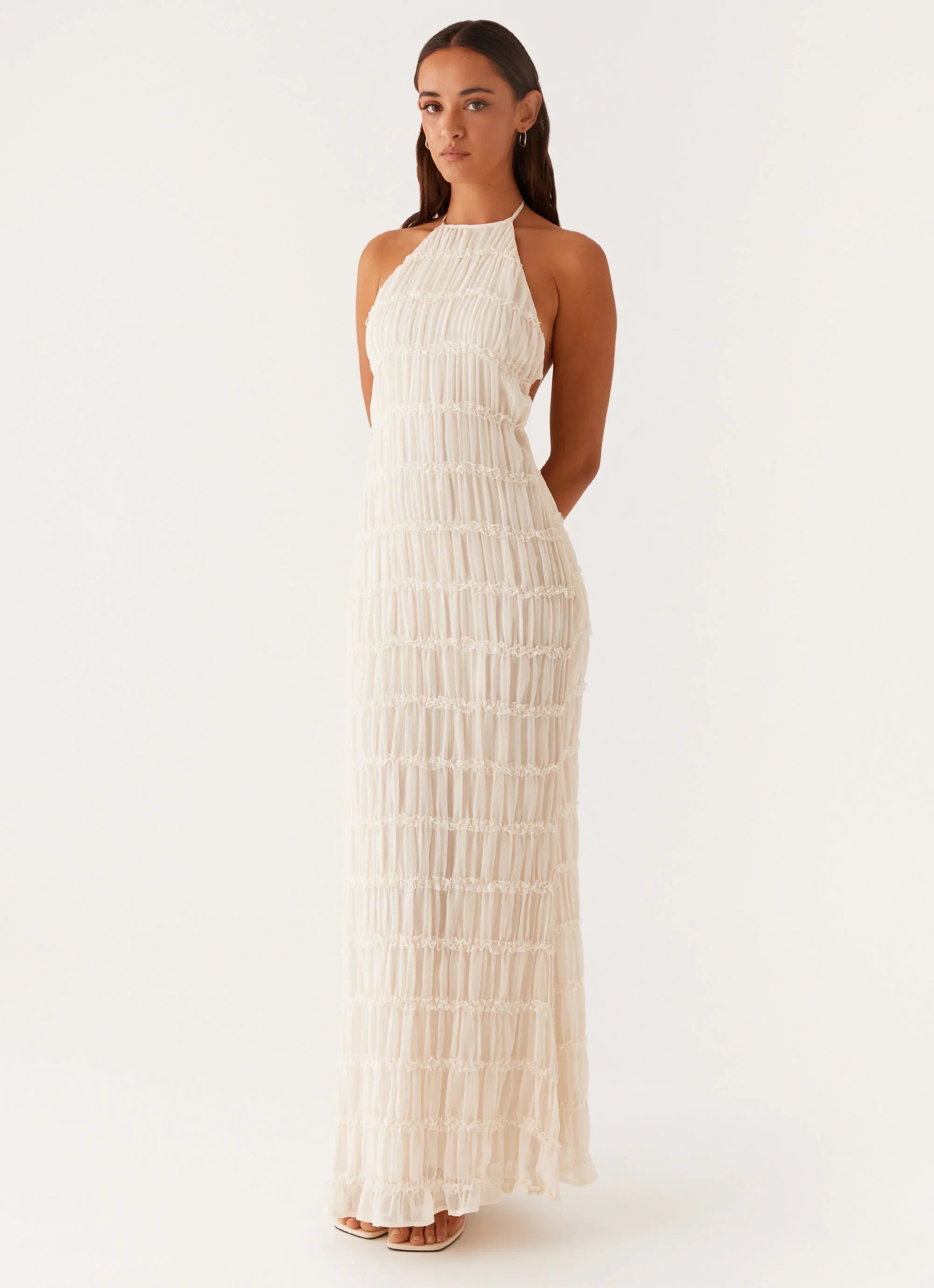 Aullie Maxi Dress Ivory