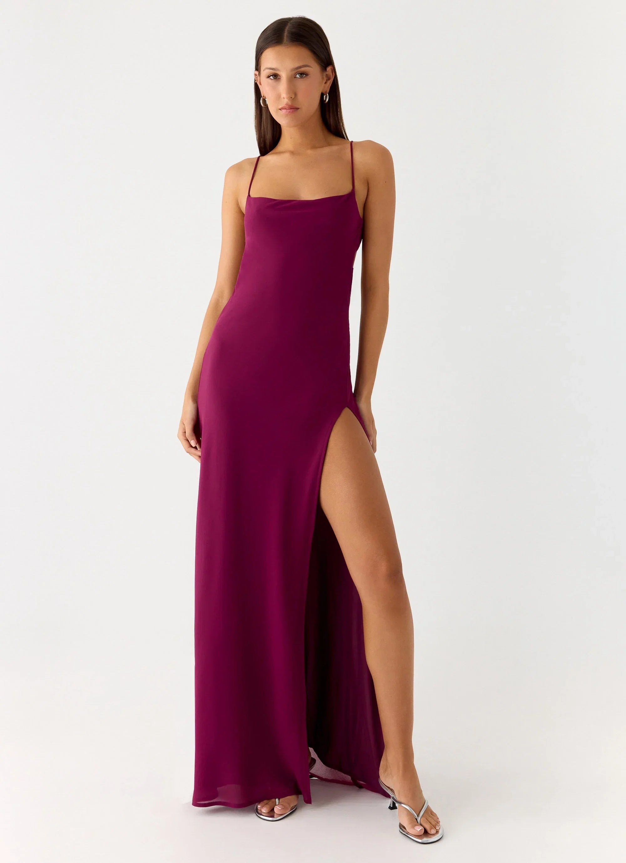 Alouette Maxi Dress Plum