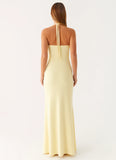 Instant Attraction Maxi Dress Yellow