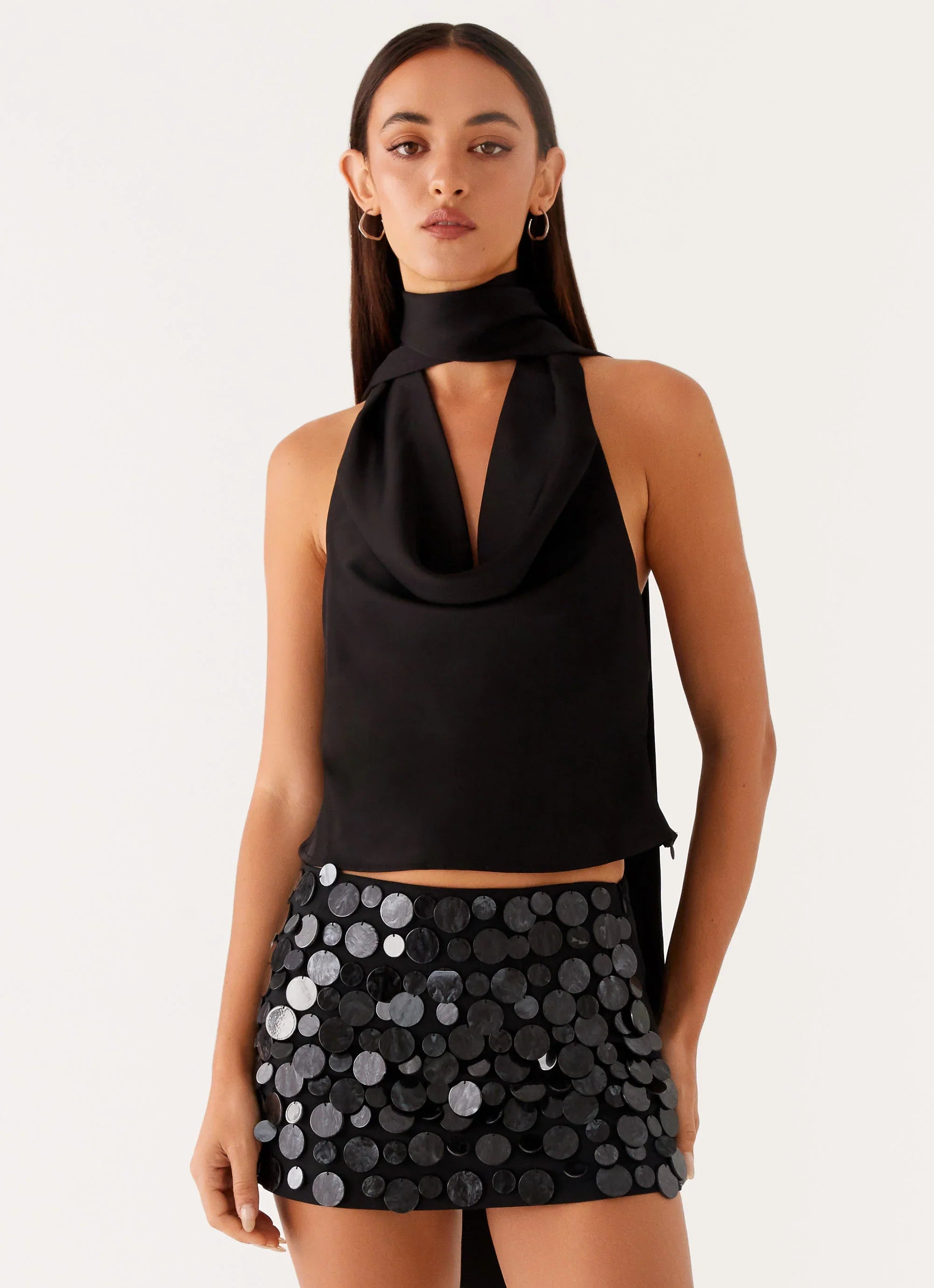 Movie Star Mini Skirt Black