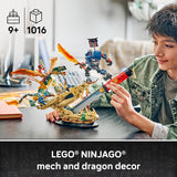 LEGO NINJAGO Battle at the Dragons Blade 71871 Collectible Building Toy for Boys Girls Ages 9 Display Set for Bedroom or Desk 4 Minifigures 1016 pieces Gift Ideas