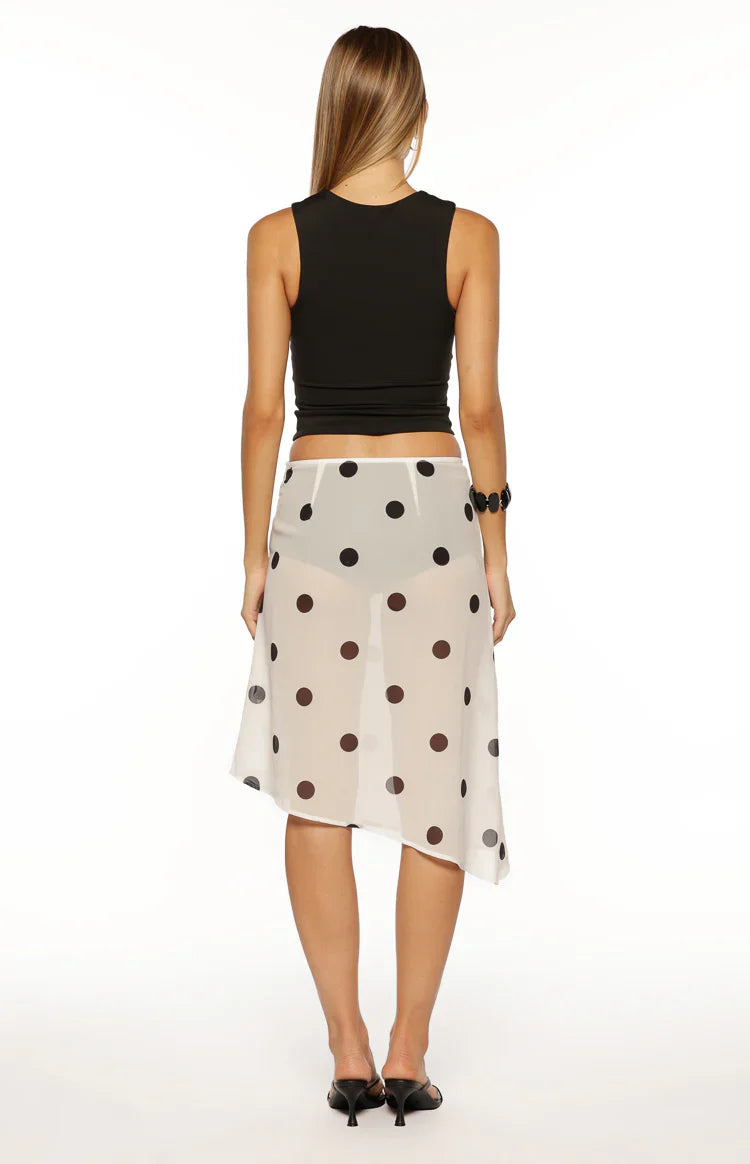 Langley Black V Neck Tank