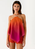 Twin Flame Top Orange