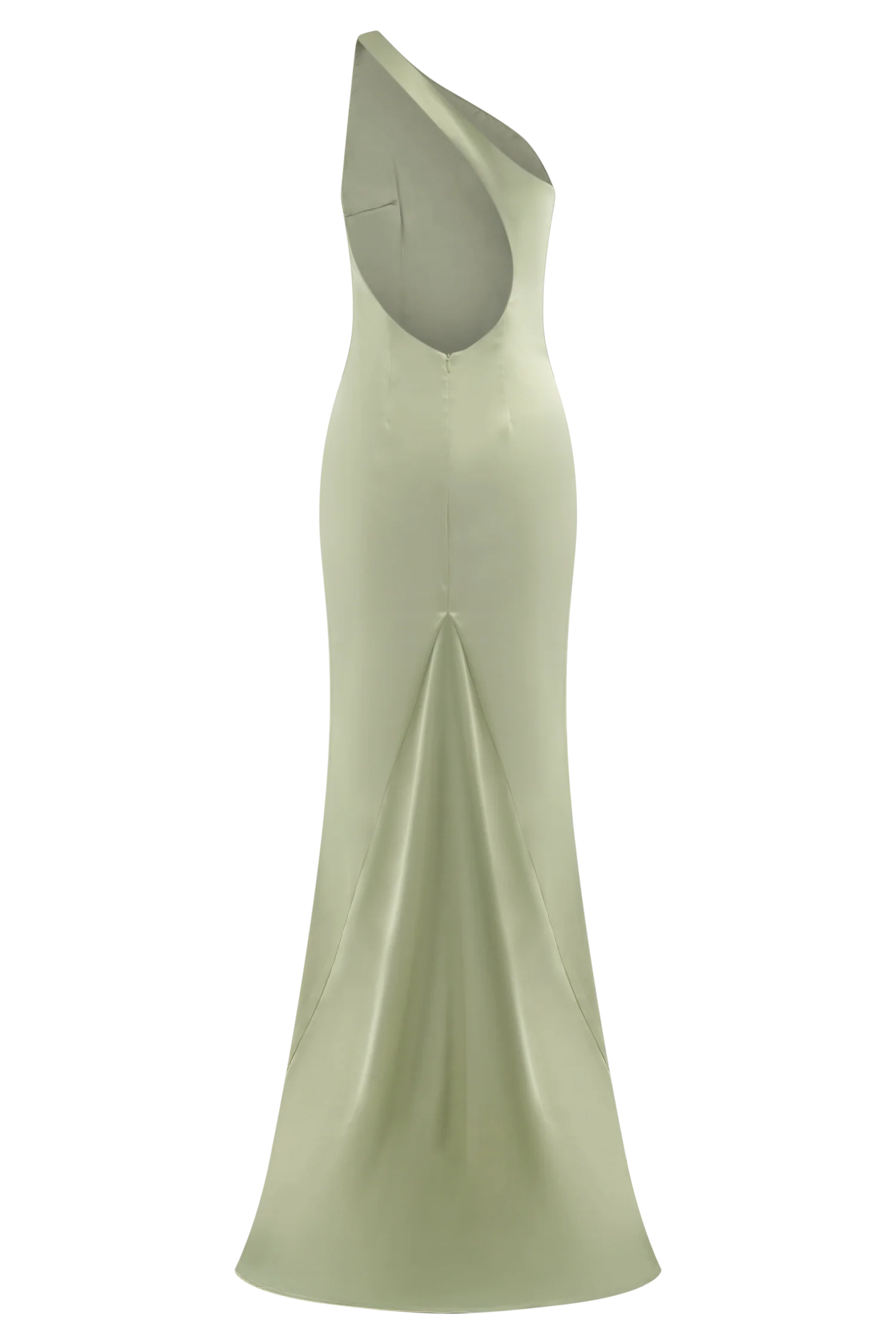 Harper One Shoulder Gown Sage