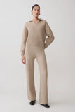 Luca Knit Jumper Beige Marle