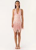 Khrysta Mini Dress Porcelain Rose