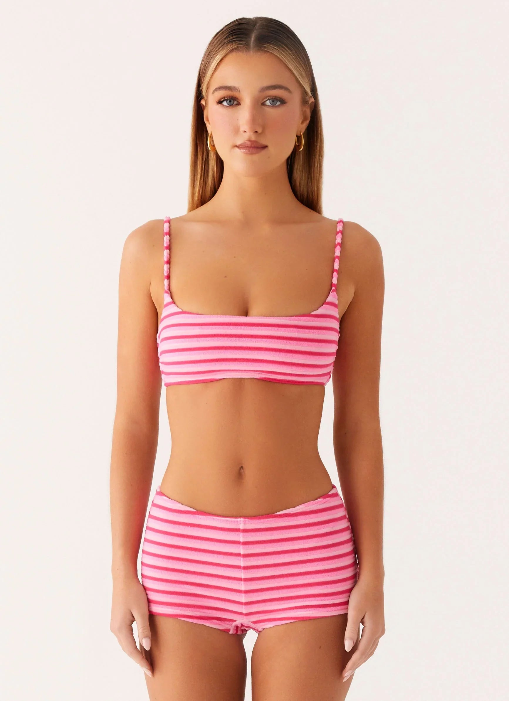 Mauritius Swim Short Pink Stripe