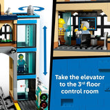 LEGO City Central Train Station Building Toy Multi Level Pretend Play Set for Boys Girls Ages 7 Building Blocks for Kids Gift Idea for Birthdays 60469