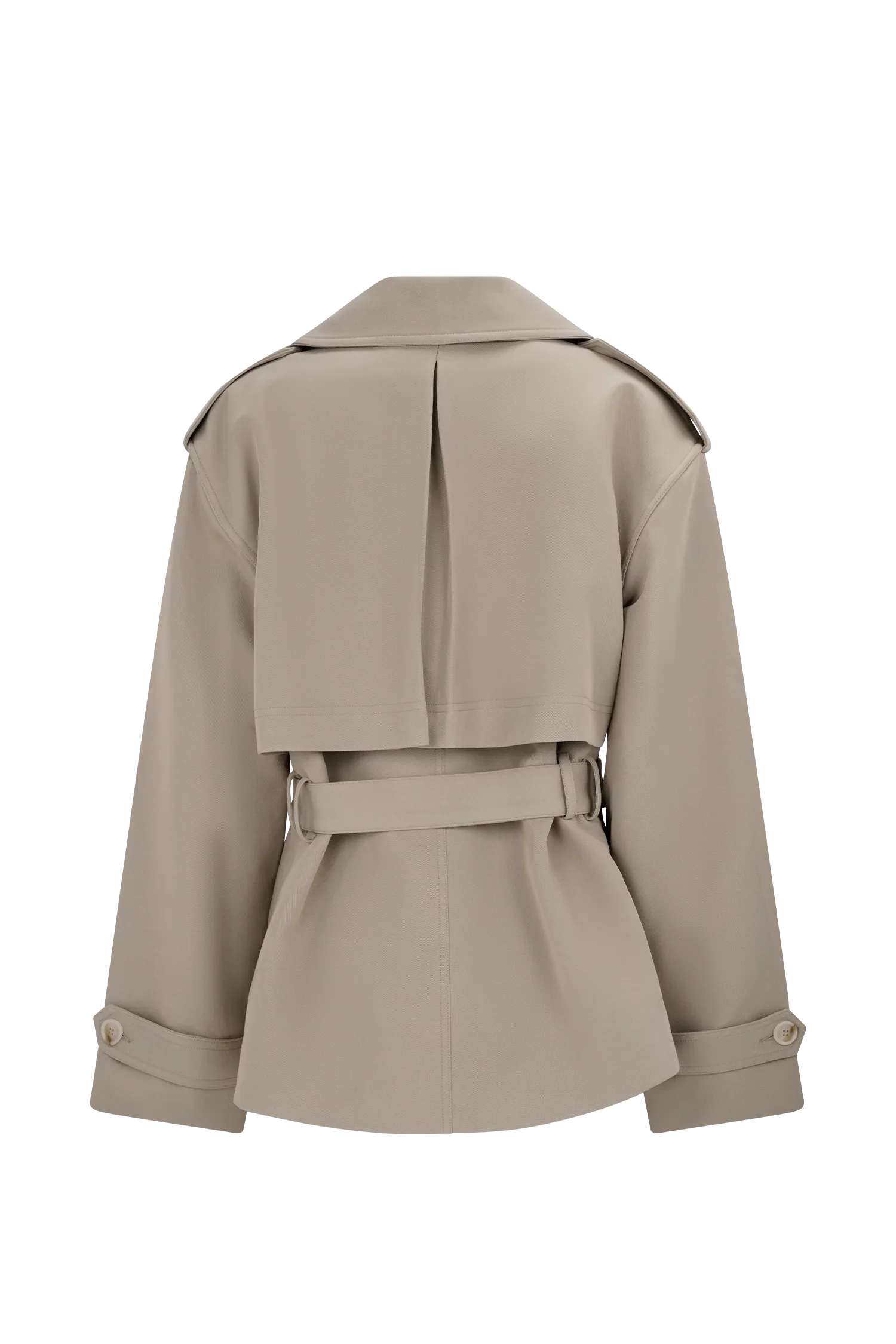 Alden Short Trench Jacket Pebble