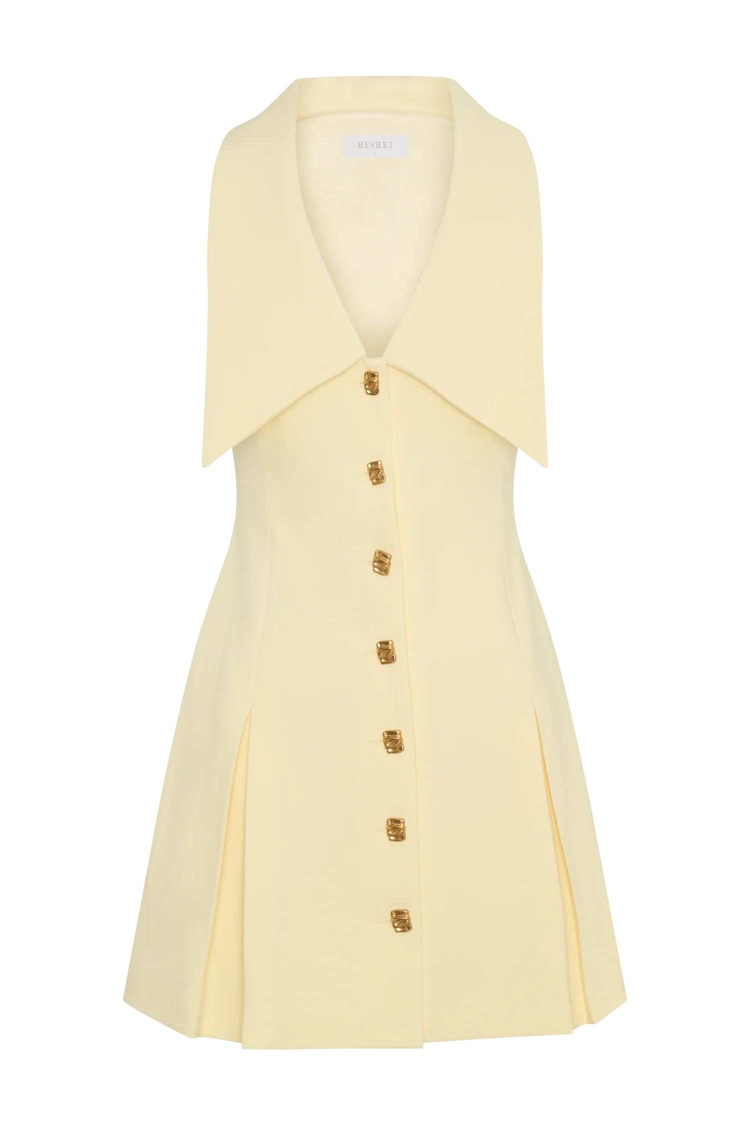 Oli Sleeveless Mini Dress Lemon