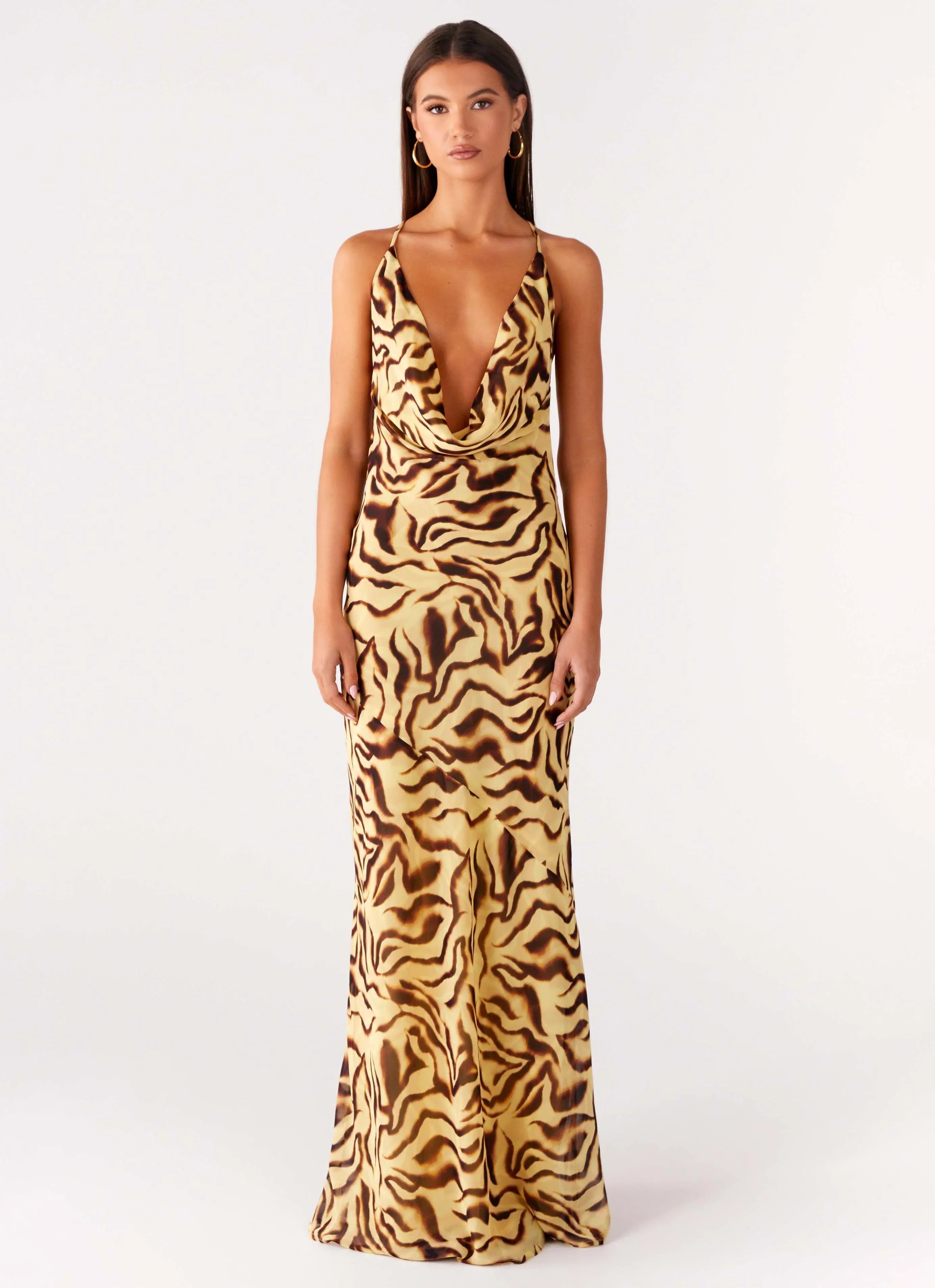 Viva Lune Maxi Dress Laguna Print