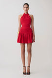 Rory Halter Mini Knit Dress Red