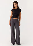 Hot as Ice Low Rise Pants Grey