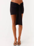 Lucent Mini Skirt Black