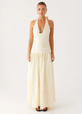 Val Maxi Dress Lemon
