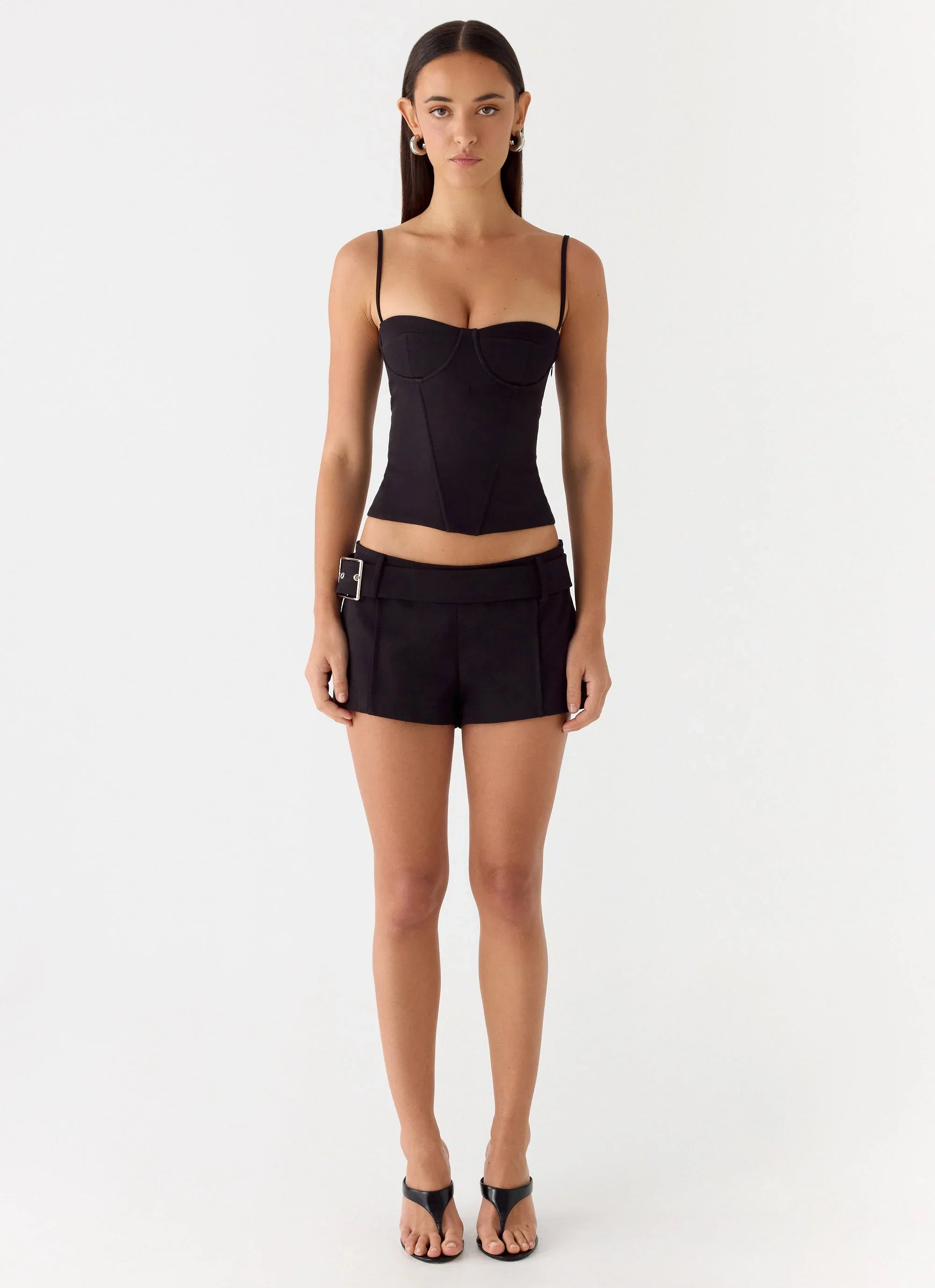 Tayana Corset Top Black
