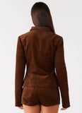 Taliyah Cord Jacket Walnut