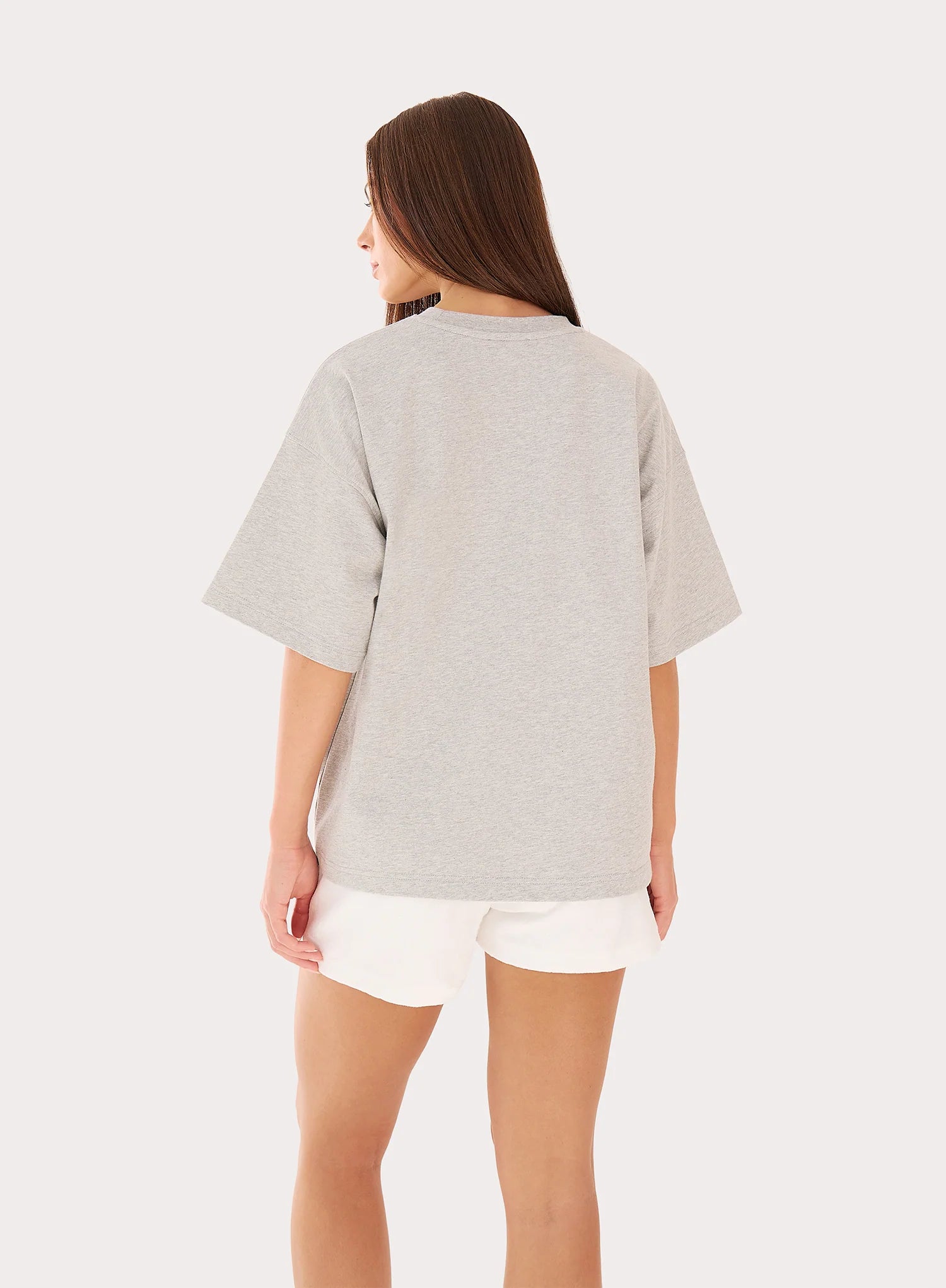 Grey Fourth Branded Cotton Oversized T Shirt
