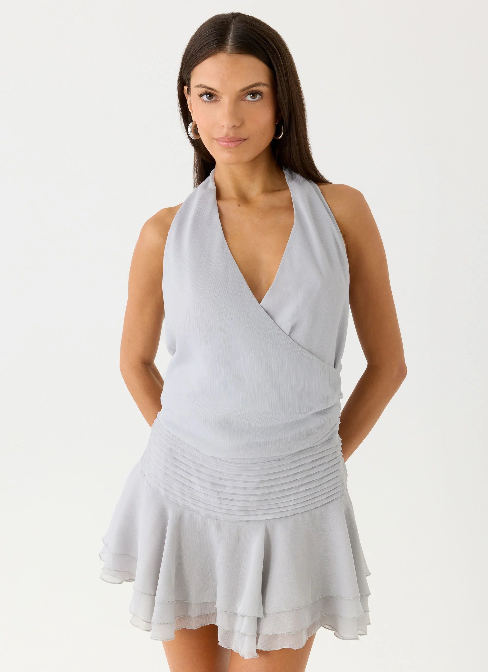 Mura Mini Dress Misty Blue