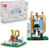 LEGO Editions Lionel Messi Collectors Set Co Pack Building Toy for Kids Soccer Collectible Sports Décor for Boys Girls Ages 12 Gift Idea for Soccer Fans 66818