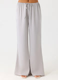 Sorena Low Rise Flared Pants Misty Blue