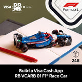LEGO Speed Champions Visa Cash App RB VCARB 01 F1 Race Car Model Kits Building Sets for Adults Ages 18 W Realistic Features DIY Crafts for Display Gift Ideas for F1 Fans 77246