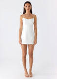 Famous Mini Dress White