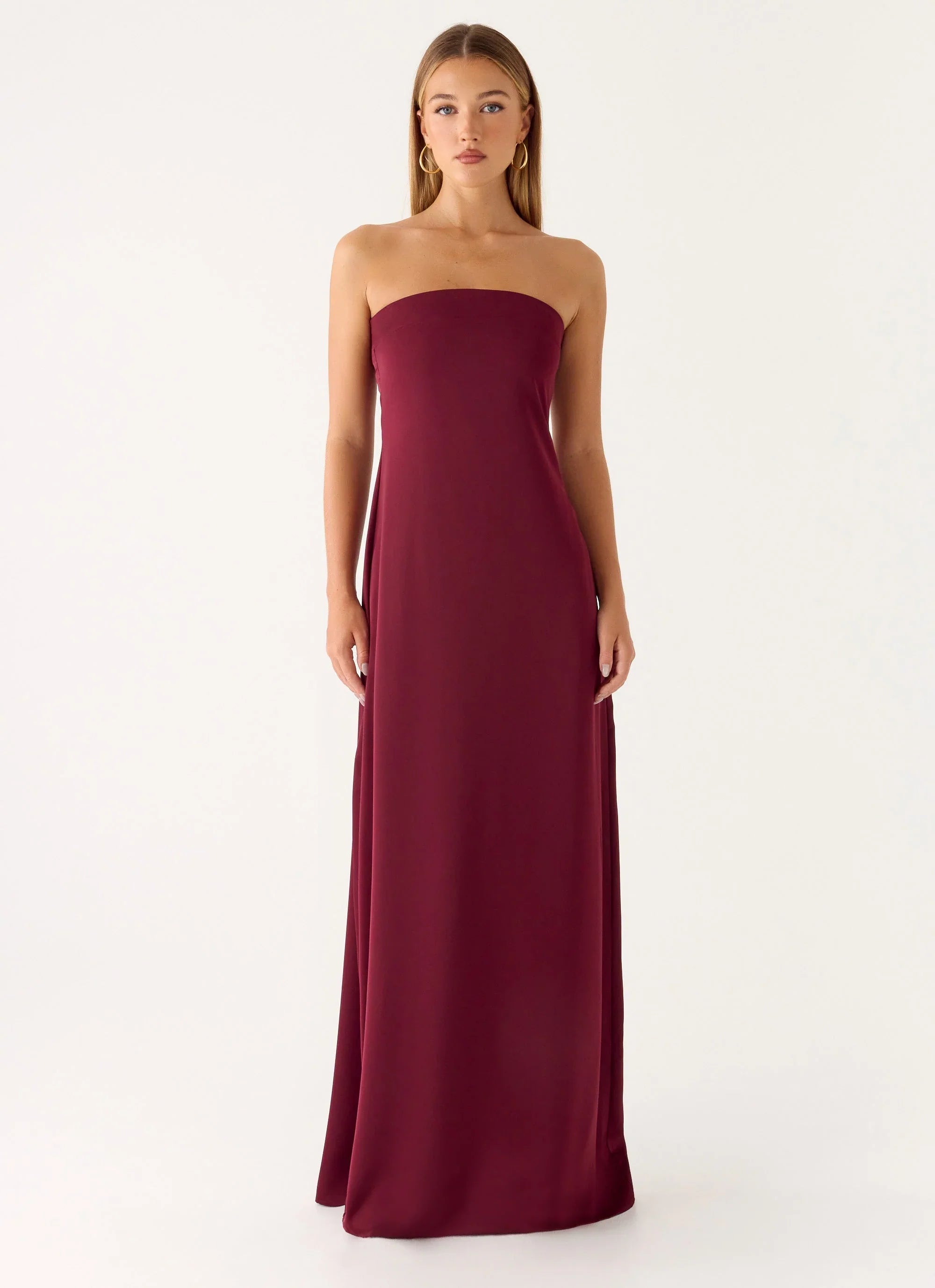 Jiana Maxi Dress Merlot