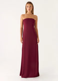 Jiana Maxi Dress Merlot